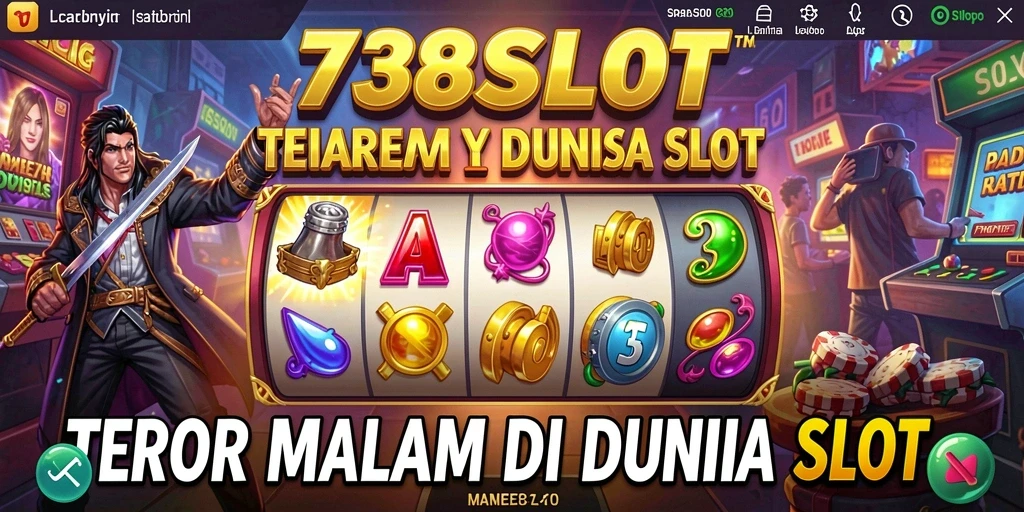 Screenshot gameplay 738SLOT dengan suasana horor yang mendalam.
