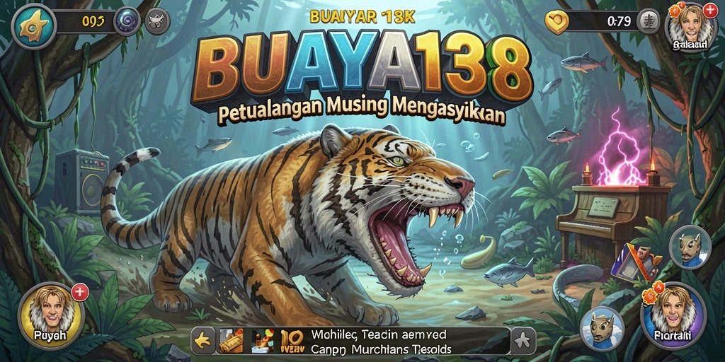 Tampilan gameplay BUAYA138 yang menarik dan penuh warna.