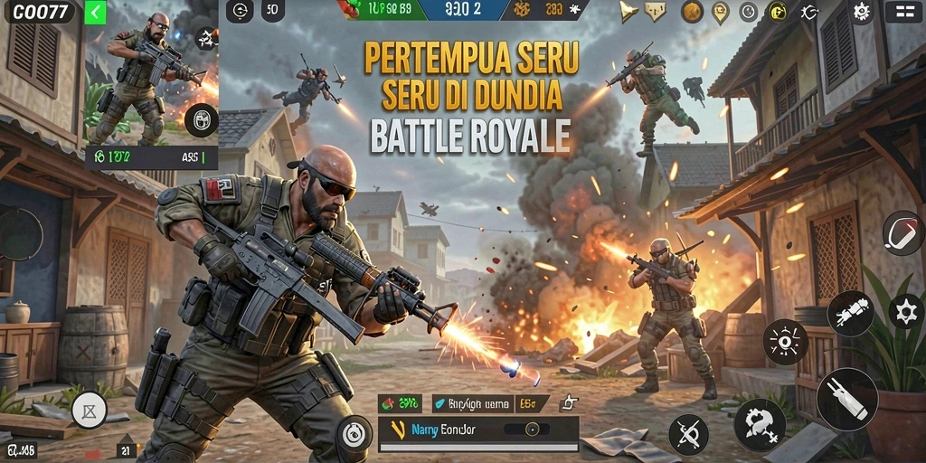 Gameplay seru <strong>COO77</strong> di medan pertempuran yang intens.