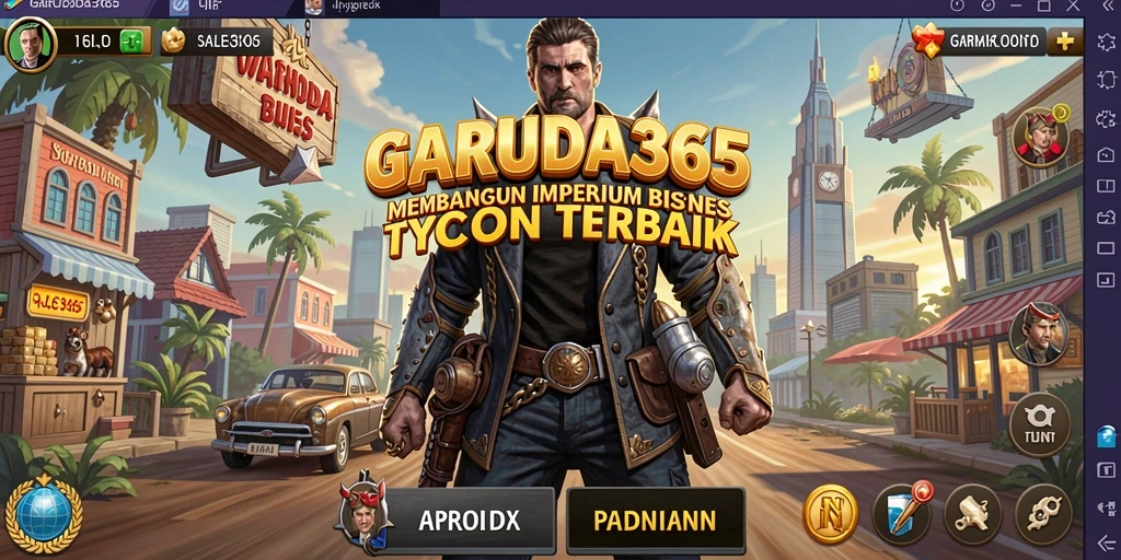 Tampilkan gameplay seru dalam membangun bisnis di GARUDA365.