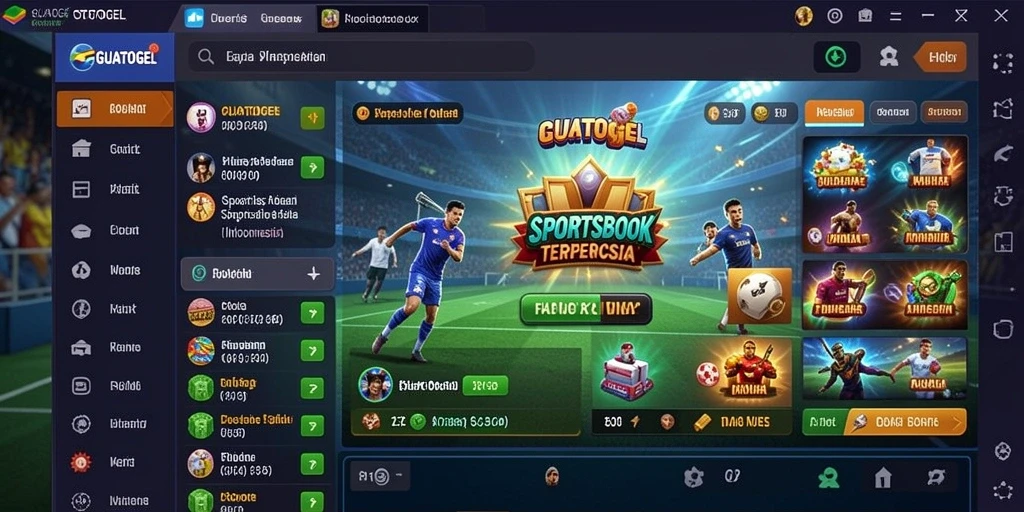 Tampilan gameplay GUATOGEL dengan taruhan langsung yang menarik.