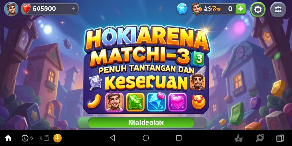 Tampilan gameplay HOKIARENA yang seru dan penuh warna.