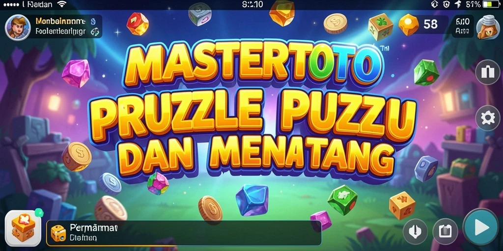 Screenshot utama gameplay MASTERTOTO yang penuh tantangan.