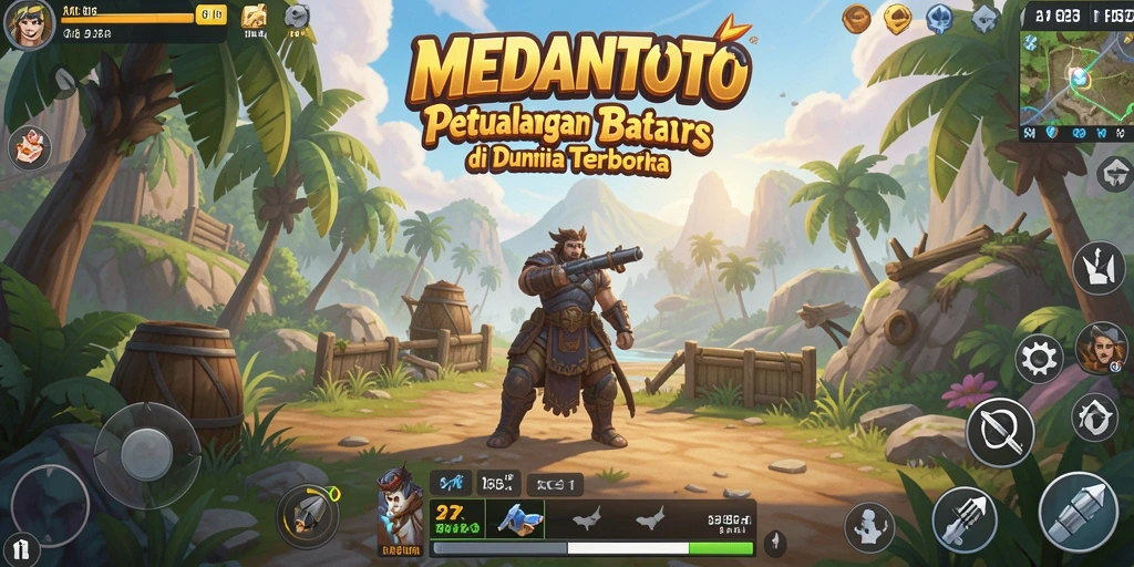 Tampilan gameplay <strong>MEDANTOTO</strong> yang memukau dalam dunia terbuka.