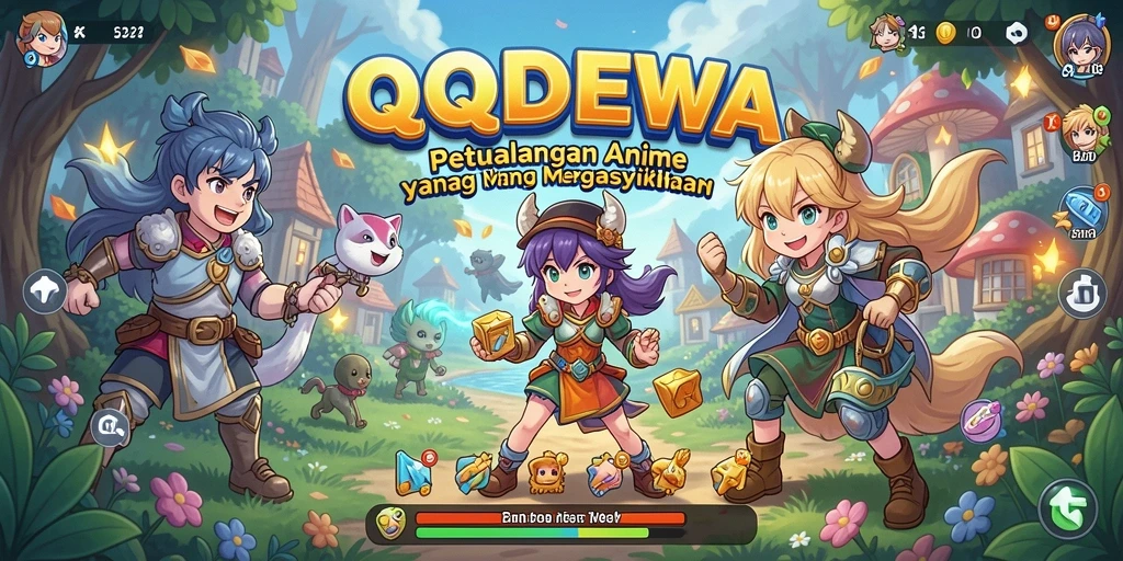 Screenshot utama QQDEWA menampilkan aksi seru dalam dunia Anime.