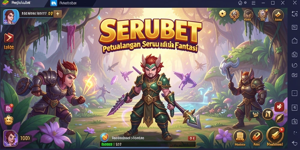 Screenshot gameplay SERUBET menampilkan petualangan menantang yang mengasyikkan.