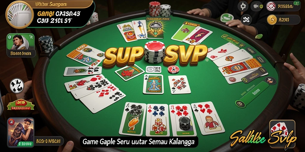 Tampilan gameplay seru dalam SUPERSVIP yang menarik.