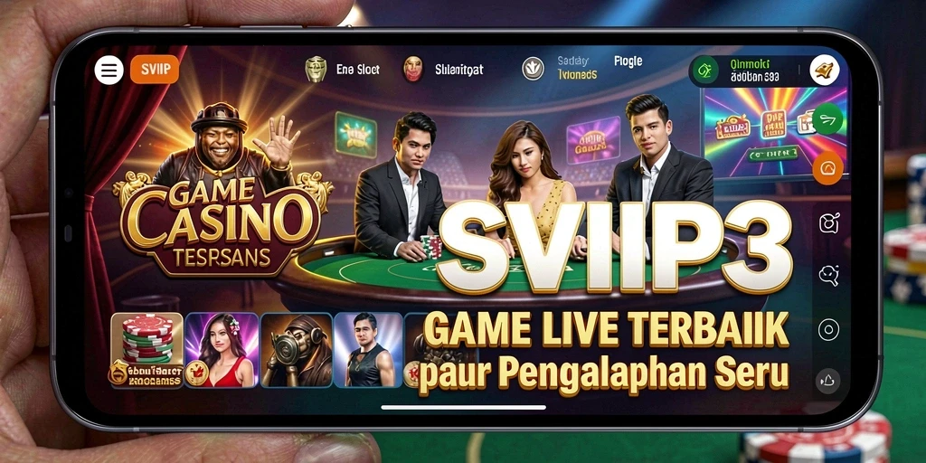 Gameplay Live Casino SVIP3 yang menarik dan menegangkan.