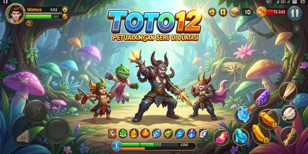 Tampilan gameplay TOTO12, seru dan penuh petualangan.
