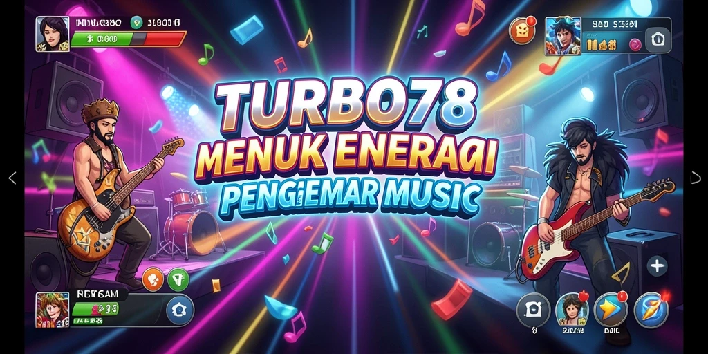 TURBO78 menampilkan gameplay musik yang menarik dan penuh semangat.