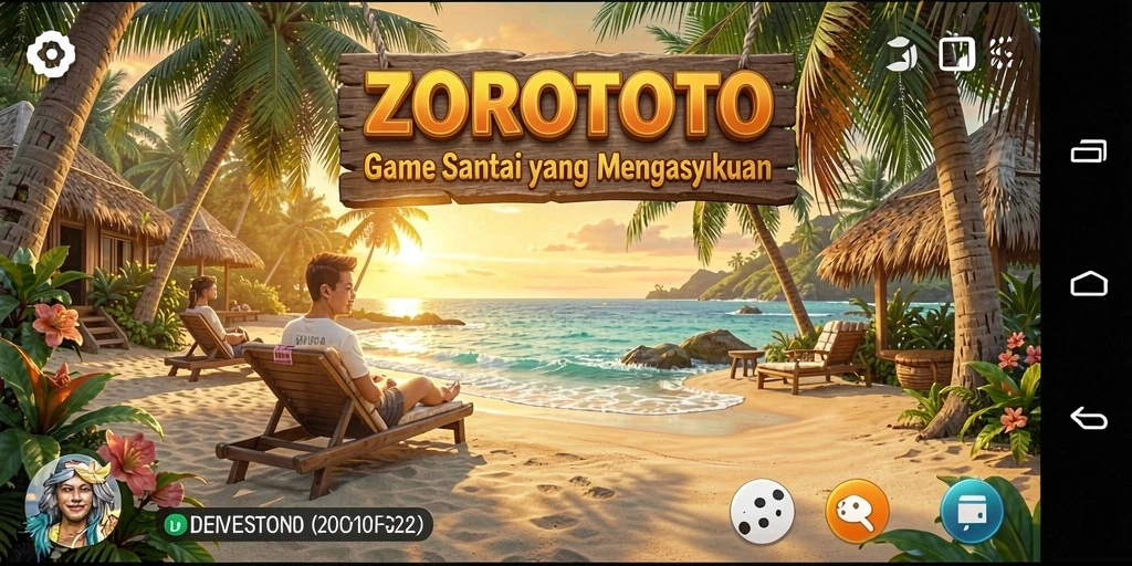 Tampilan gameplay ZOROTOTO yang menyenangkan dan interaktif.